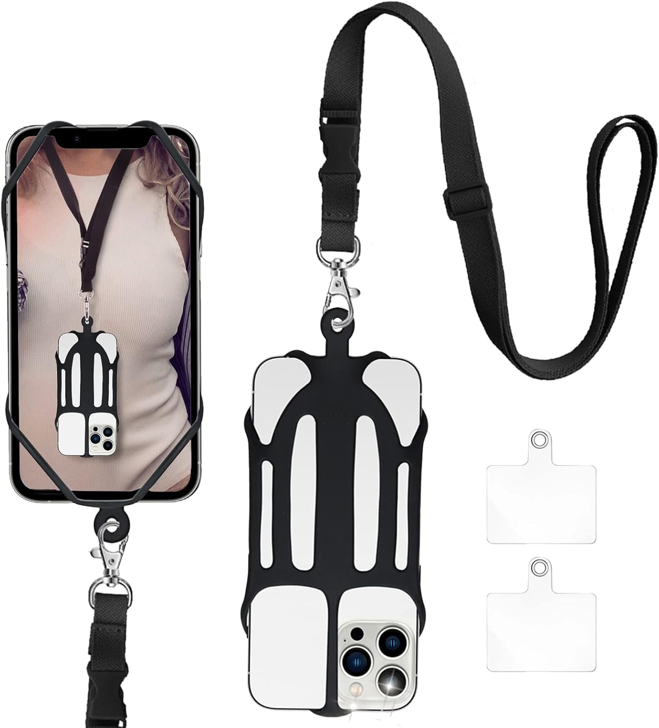 Phone lanyard for carrying an iPhone in the field